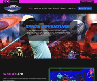 Spaceadventureminigolf.com(We Are Dedicated To Deliver The Most Unique Experience) Screenshot