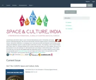 Spaceandculture.in(Space and Culture) Screenshot