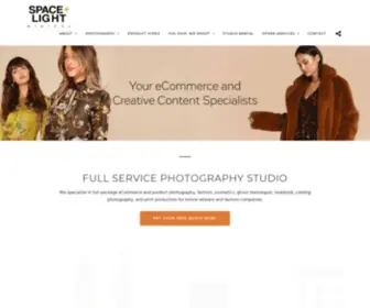 Spaceandlight.la(One Stop Photography Studio for eCommerce & Fashion) Screenshot