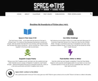 Spaceandtime.net(Space and Time Magazine) Screenshot