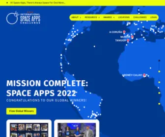 Spaceappschallenge.org(NASA Space Apps Challenge) Screenshot
