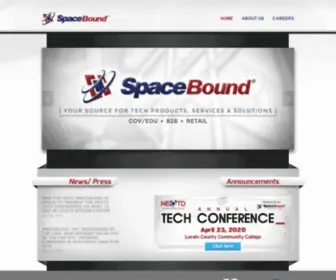 Spacebound.com(SpaceBound, Inc) Screenshot