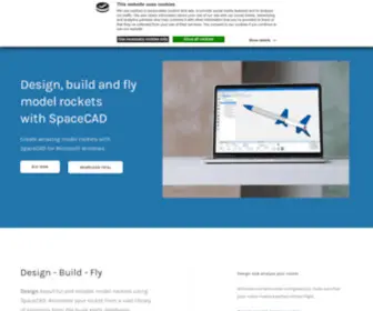 Spacecad.com(SpaceCAD model rocket CAD software) Screenshot