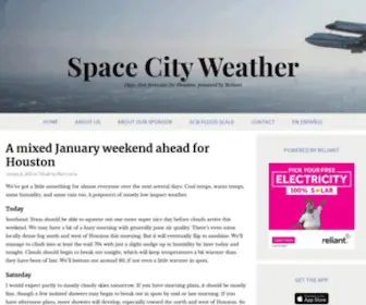 Spacecityweather.com(Hype-free forecasts for Houston) Screenshot