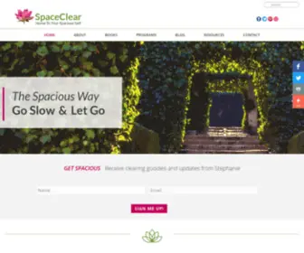Spaceclear.com(Your Spacious Self & Home) Screenshot