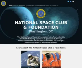 Spaceclub.org(The National Space Club and Foundation) Screenshot