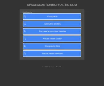 Spacecoastchiropractic.com(Spacecoastchiropractic) Screenshot