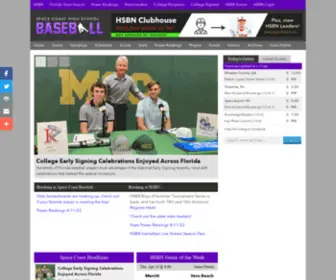 Spacecoasthighschoolbaseball.com(Space Coast High School Baseball) Screenshot