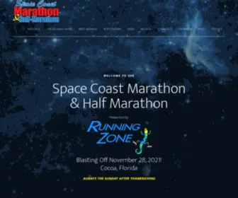 Spacecoastmarathon.com(The Space Coast Marathon & Half Marathon) Screenshot