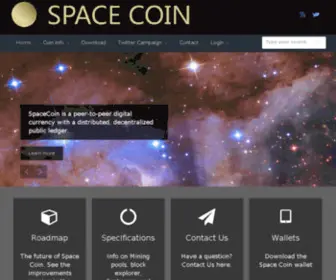 Spacecoin.info(このドメインはお名前.comで取得されています) Screenshot