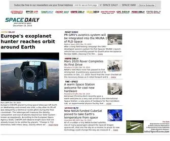 Spacedaily.com(Space News From) Screenshot