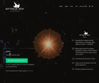 Spaceex.io(Space Ex) Screenshot