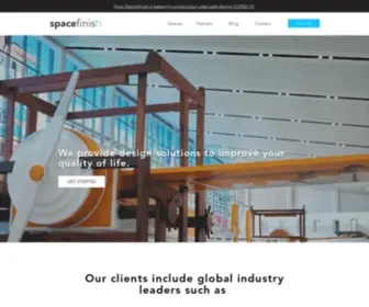 Spacefinish.com(Office fit out) Screenshot