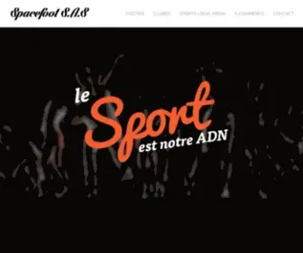 Spacefoot.com(Tech, Sport & Digital Business) Screenshot