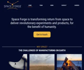 Spaceforge.co.uk(Space Forge) Screenshot