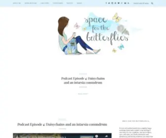 Spaceforthebutterflies.com(Space for the Butterflies) Screenshot