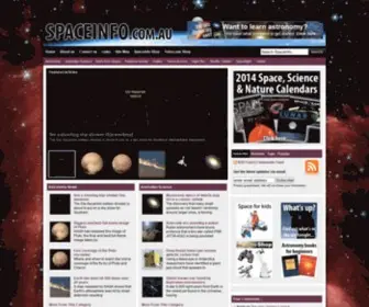 Spaceinfo.com.au(Space and Astronomy news daily) Screenshot