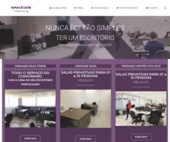 Spacejob.com.br(Coworking em BH com localizações privilegiadas) Screenshot