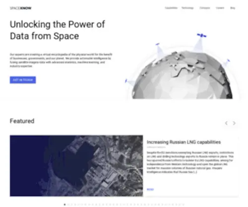 Spaceknow.com(Monitoring Economic & factories activity from space) Screenshot