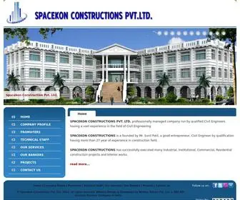 Spacekon.com(Spacekon Constructions) Screenshot