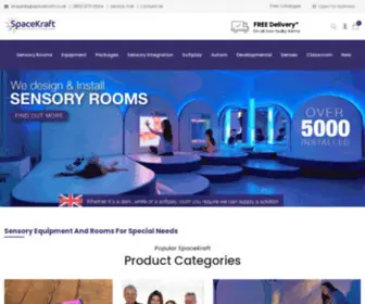 Spacekraft.co.uk(Sensory Rooms and Equipment for Special Needs) Screenshot