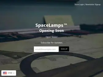 Spacelampshop.com(SpaceLamps) Screenshot