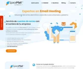 Spacemail.io(Expertos en soluciones de correo electrónico multiplataforma en México) Screenshot