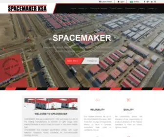 Spacemakerksa.com(Modular Construction Solutions Saudi Arabia) Screenshot