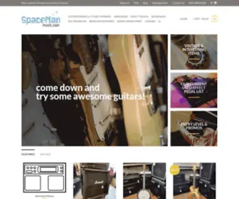 Spacemanmusic.com(Spaceman Music Store) Screenshot