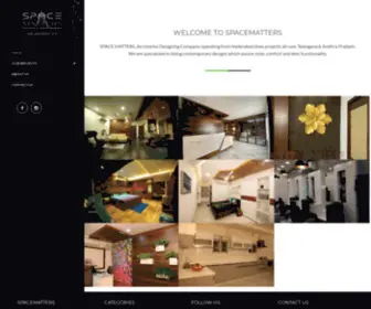 Spacematters.co.in(Architects & Interior Designers) Screenshot