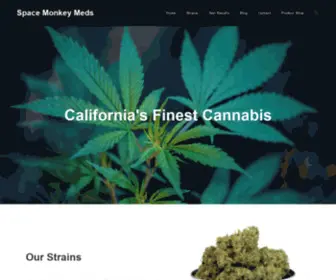 Spacemonkeymeds.com(California's Finest Cannabis) Screenshot