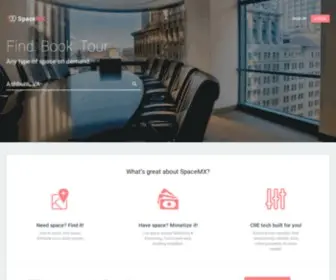 Spacemx.com(Shared Space Marketplace) Screenshot