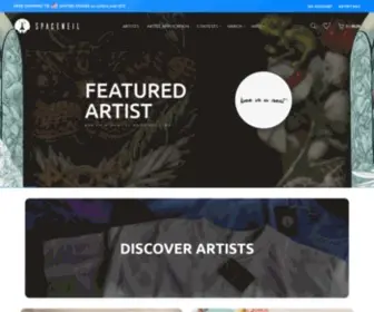Spaceneil.com(Premium Merchandise) Screenshot