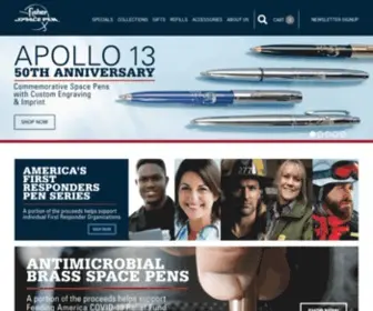 Spacepen.com(The Fisher Space Pen) Screenshot
