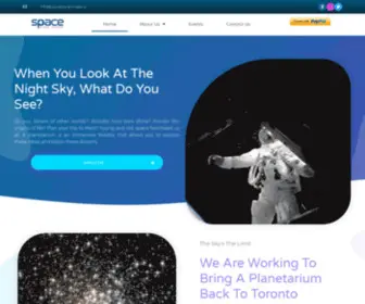 Spaceplacecanada.ca(Space Place) Screenshot