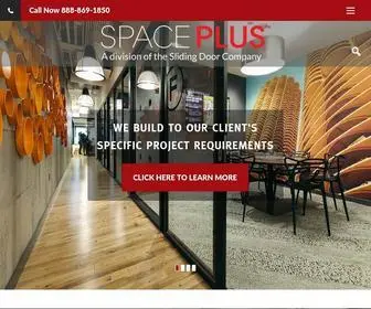 Spaceplus.com(Space Plus By The Sliding Door Company) Screenshot