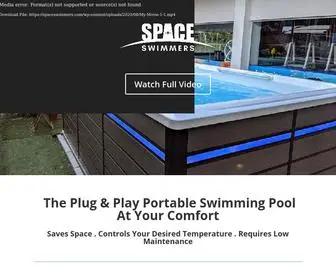 Spaceswimmers.com(Swim Spa For Singapore & Malaysia Homes) Screenshot