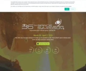 Spacesymposium.org(Save the Date) Screenshot