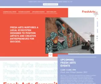 Spacetaker.org(Fresh Arts Houston) Screenshot
