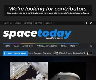 Spacetoday.ca(Space News) Screenshot