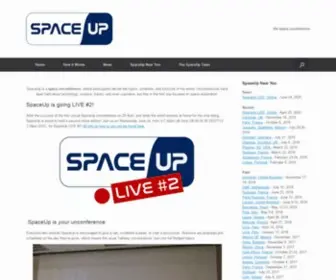 Spaceup.org(The space unconference) Screenshot