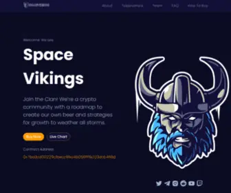 Spacevikingsllc.com(Space Vikings Token) Screenshot