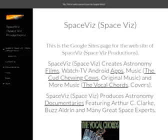 Spaceviz.com(Space Viz) Screenshot