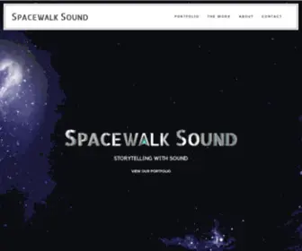 Spacewalksound.com(Complete sound services for all platforms) Screenshot