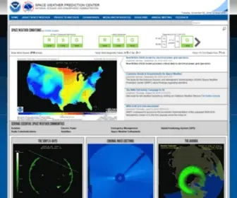 Spaceweather.gov(NOAA) Screenshot
