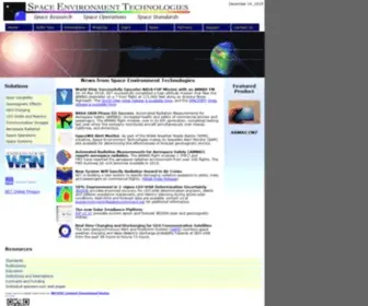 Spacewx.com(Space Environment Technologies) Screenshot