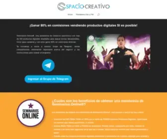 Spacio-Creativo.com(Sitio) Screenshot