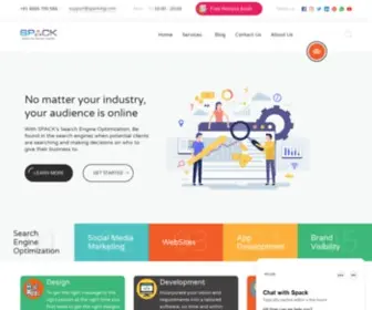 Spackdigi.com(Digital Marketing Services in Hyderabad) Screenshot