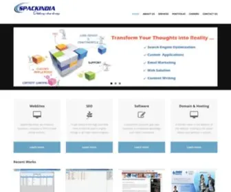 Spackindia.net(Website Solutions & Software Development company in Mathura) Screenshot