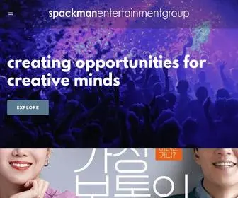 Spackmanentertainmentgroup.com(Spackman Entertainment Group) Screenshot